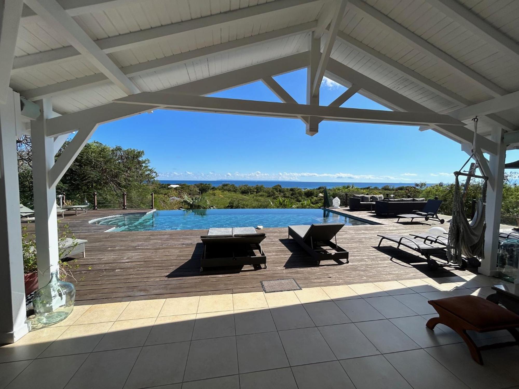 Villa L'Hacienda: Seaside Luxury with Pool, Jacuzzi & Garden Saint-Francois  Exterior photo