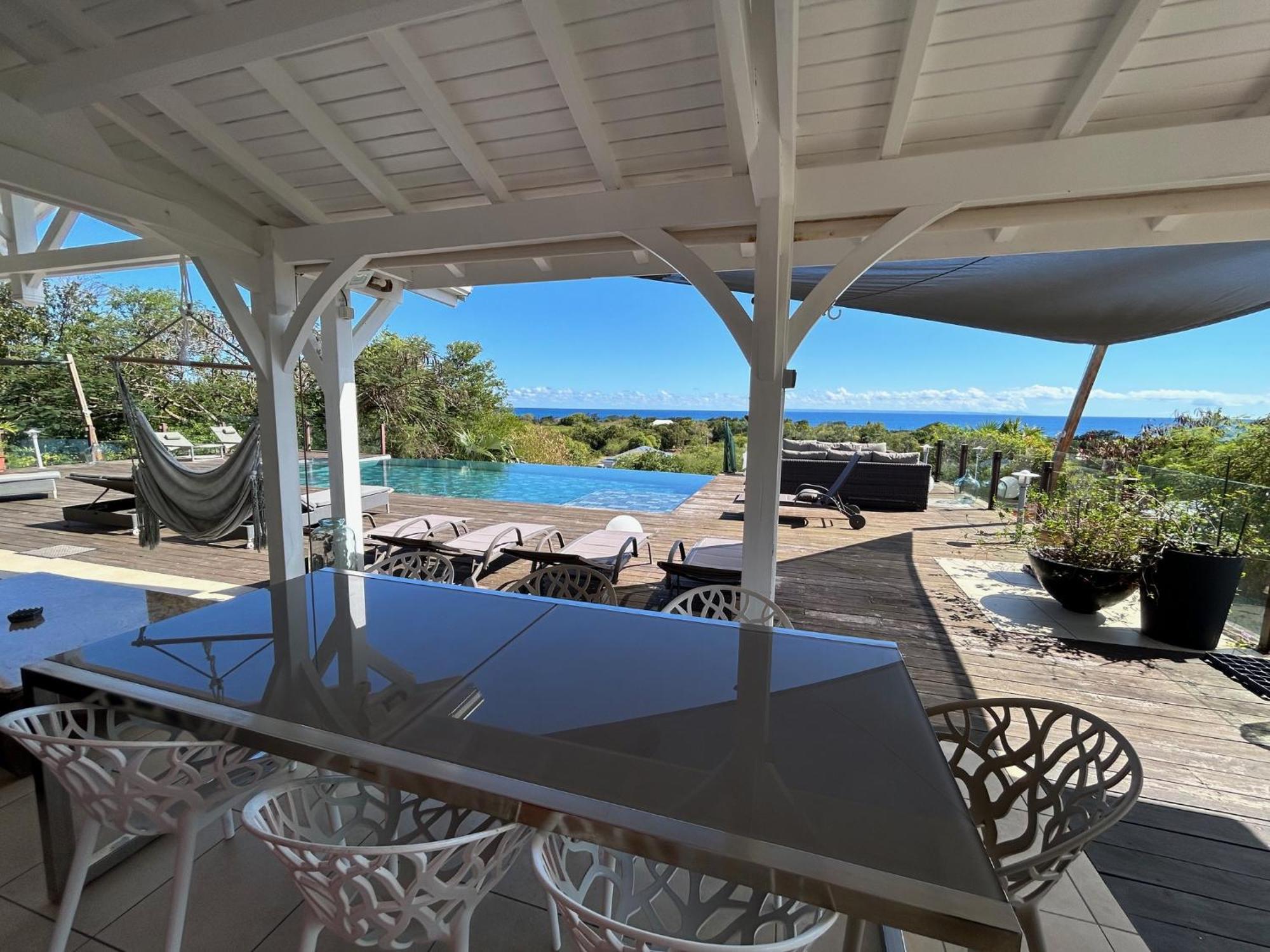 Villa L'Hacienda: Seaside Luxury with Pool, Jacuzzi & Garden Saint-Francois  Exterior photo